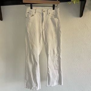 Denim & Supply Ralph Lauren Mid Rise White Jean 25